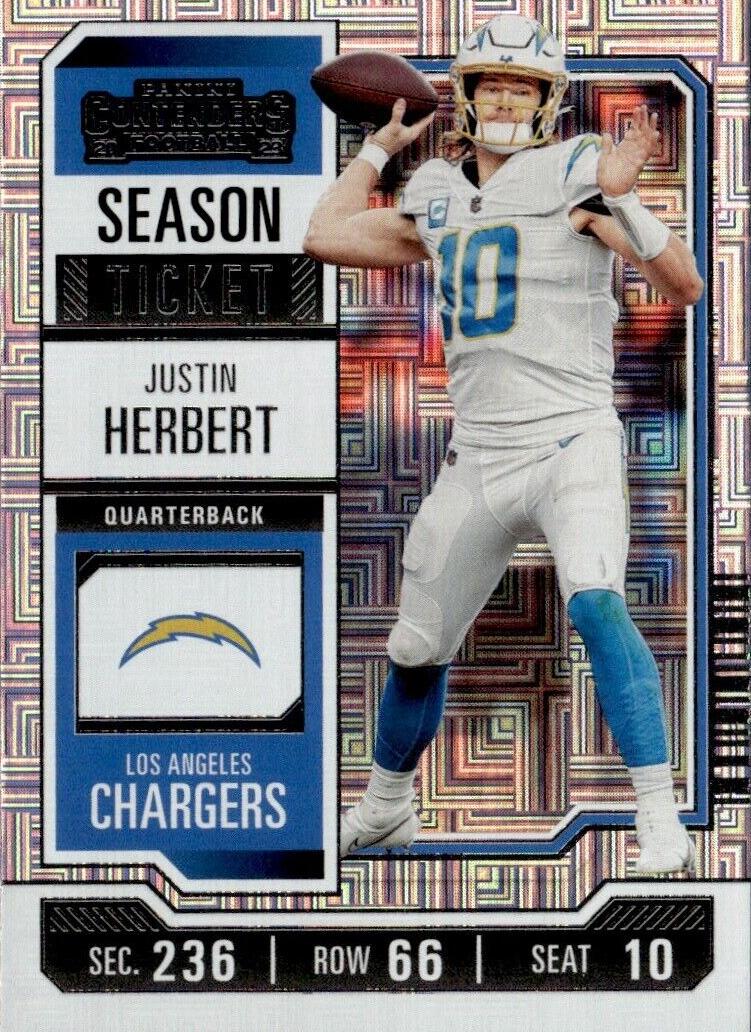 2023 Panini Contenders Football Justin Herbert #59