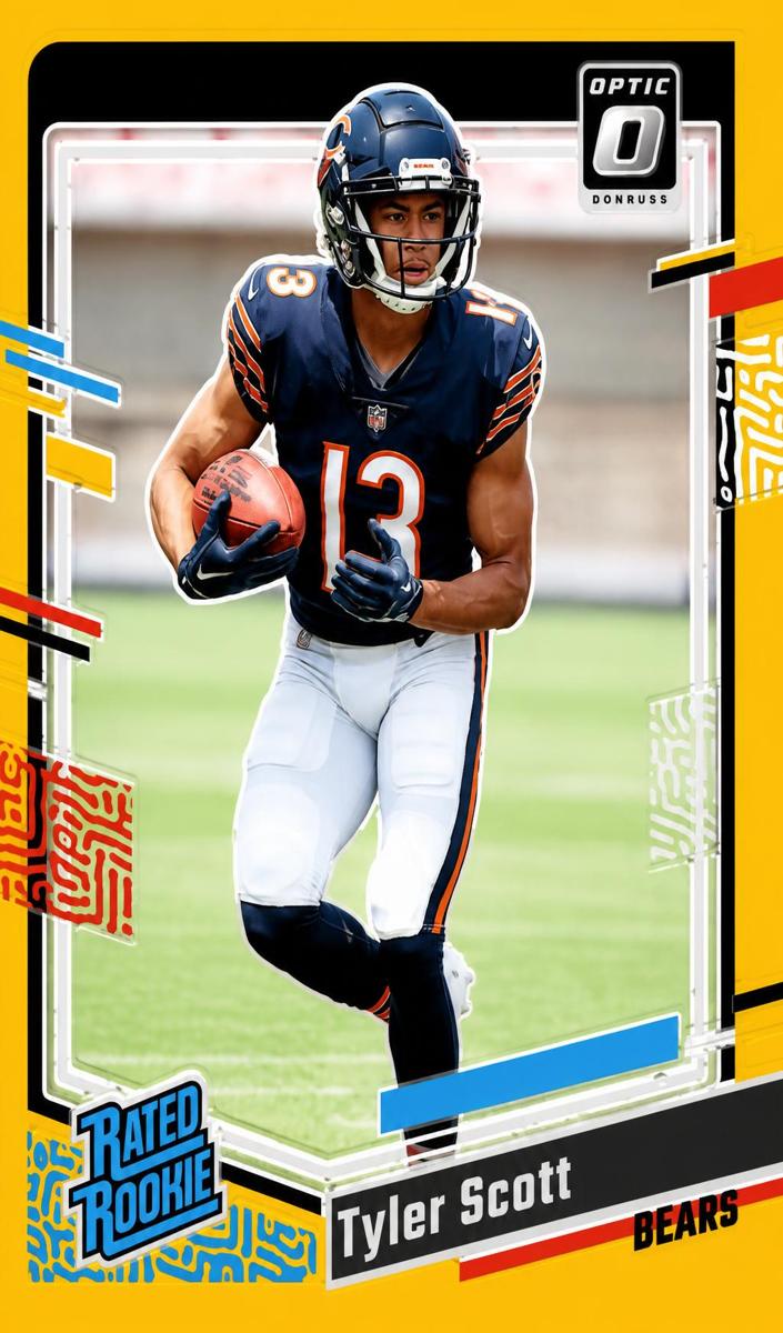 2023 Donruss Optic Football Gold Tyler Scott #218