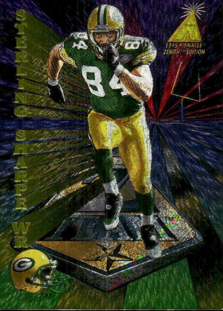 1995 Pinnacle Zenith Football Sterling Sharpe #ZT11 PSA 8