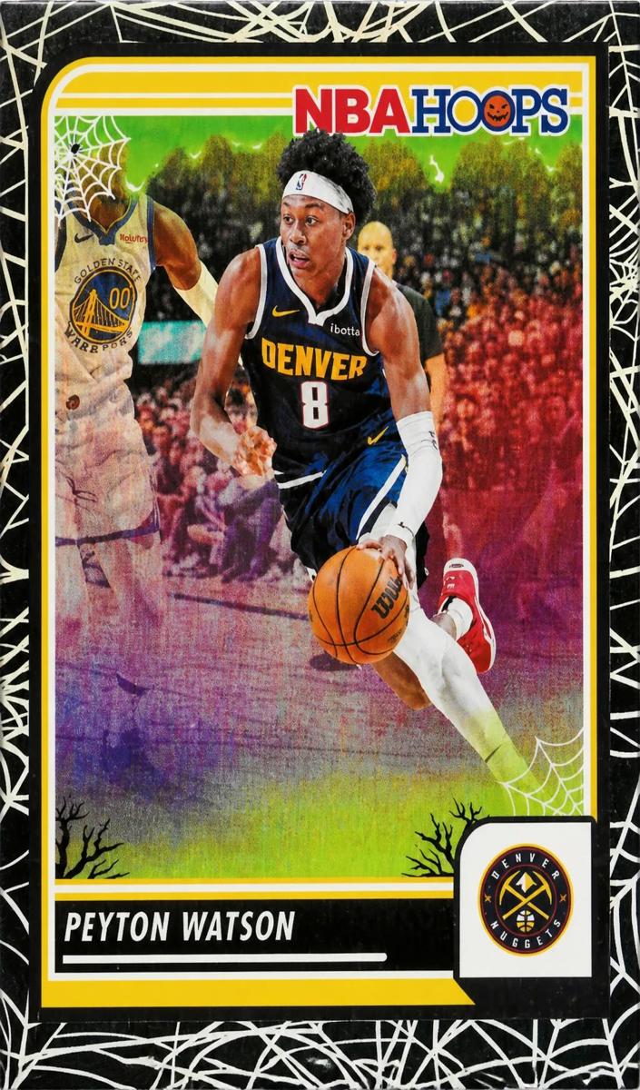 2023 Panini Haunted Hoops Basketball Holo Webs Peyton Watson #266