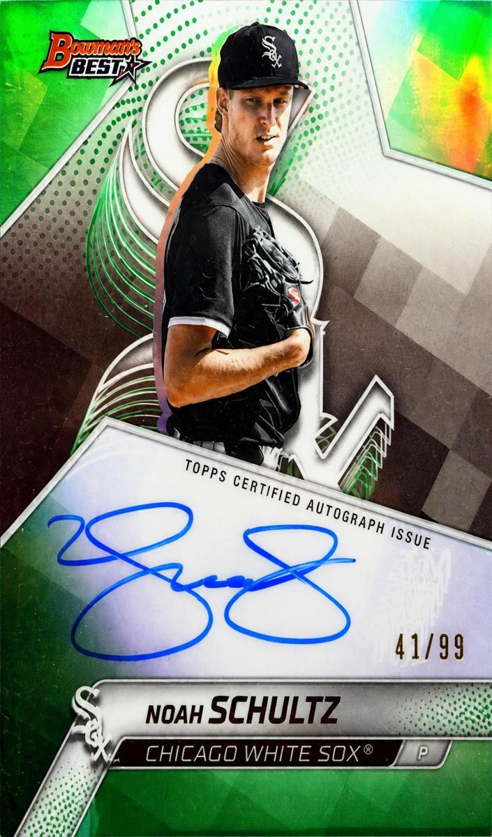 2025 Bowman's Best Baseball Green Refractor Noah Schultz #B25-NS