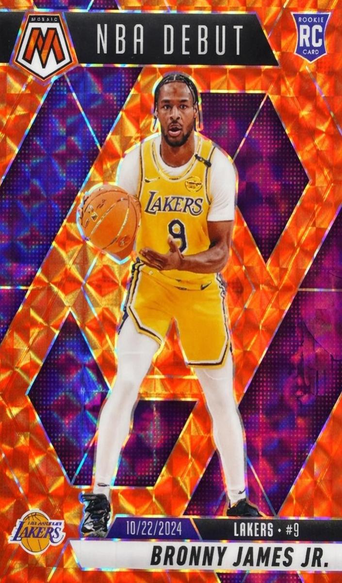 2024 Panini Mosaic Basketball Orange Bronny James Jr. #262