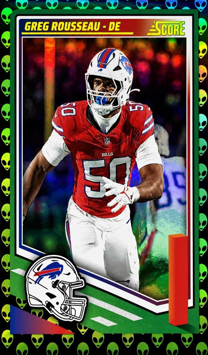 2025 Panini Score Football Extraterrestrial Greg Rousseau #239