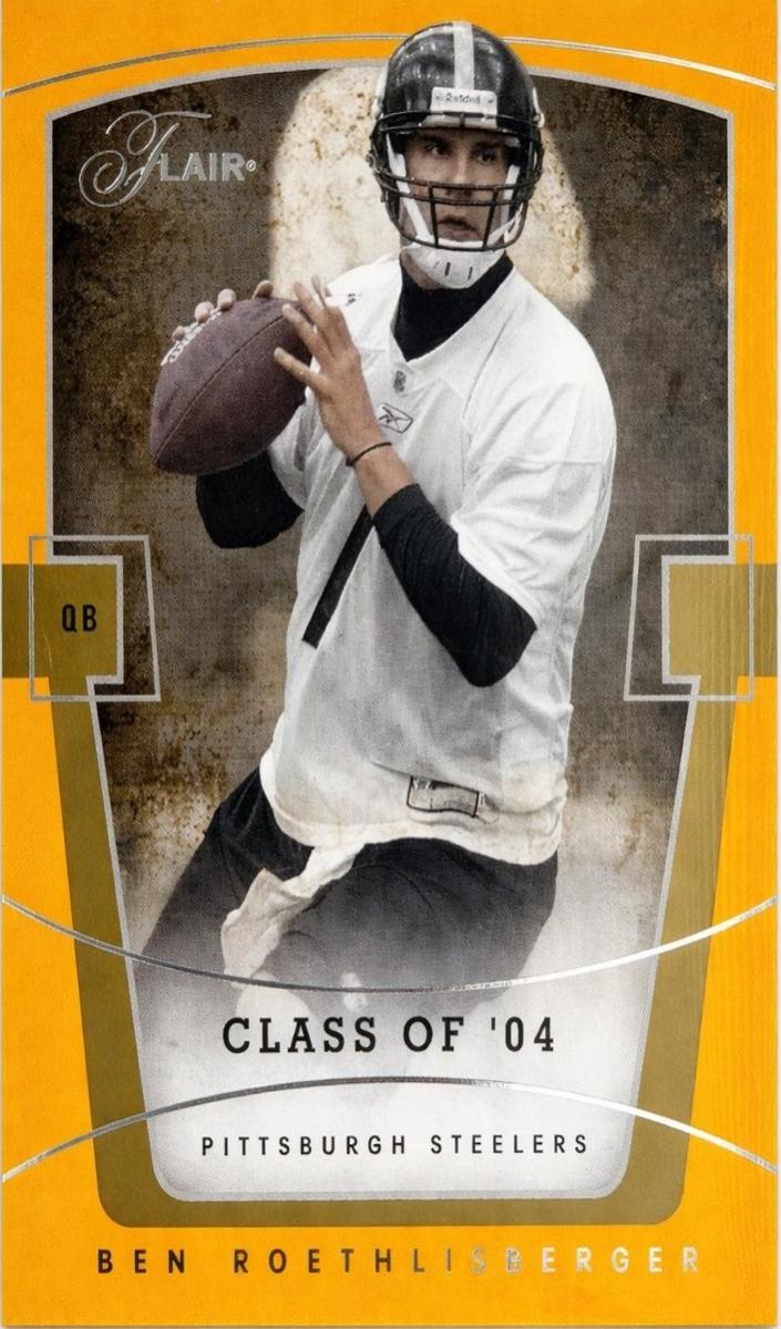 2004 Flair Football Ben Roethlisberger #64