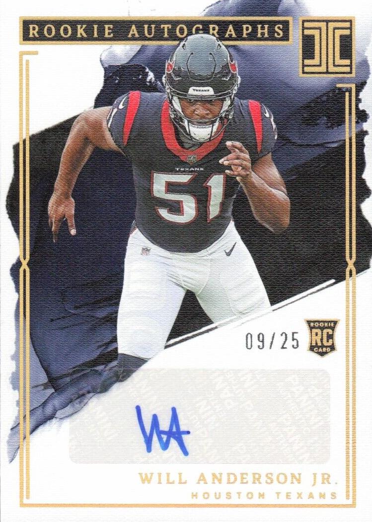 2023 Panini Impeccable Football Will Anderson Jr. #RA-WA