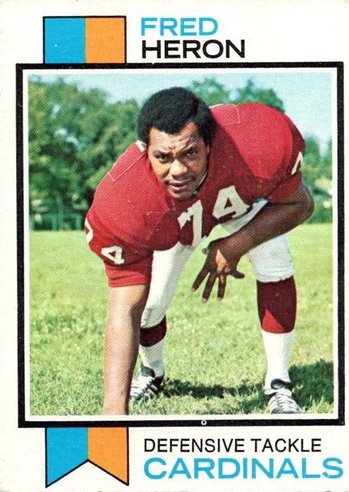 1973 Topps Football Fred Heron #44 PSA 10