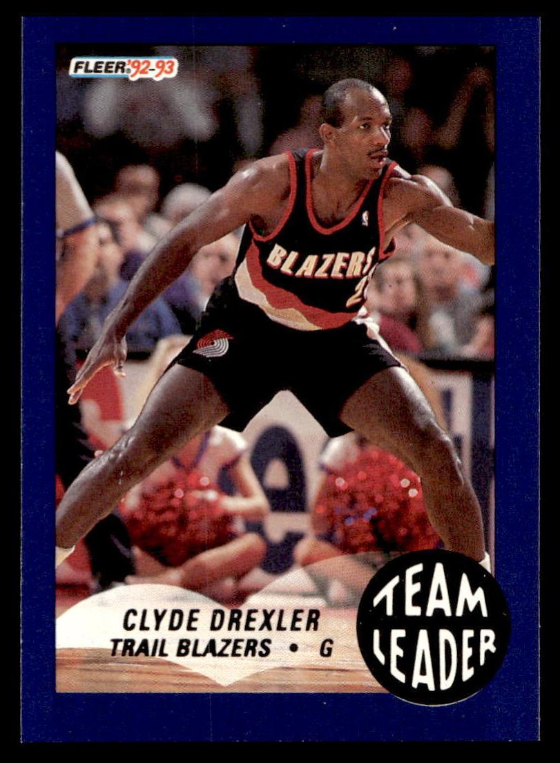 1992 Fleer Basketball Clyde Drexler #22