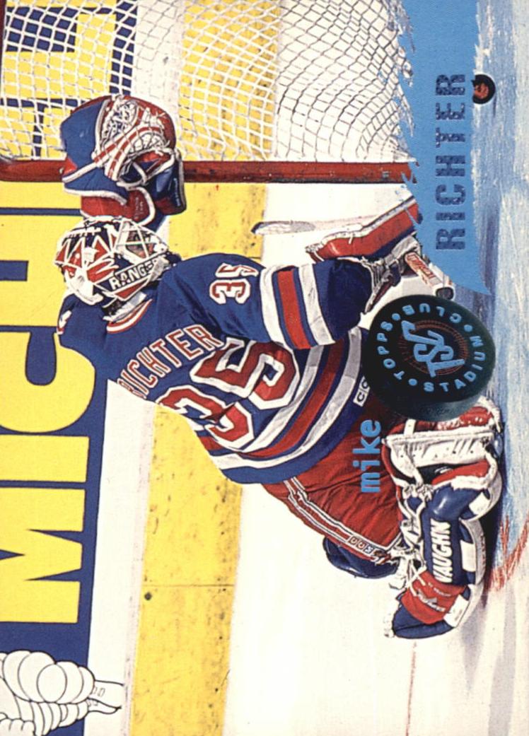 1995 Topps Stadium Club Hockey Mike Richter #49
