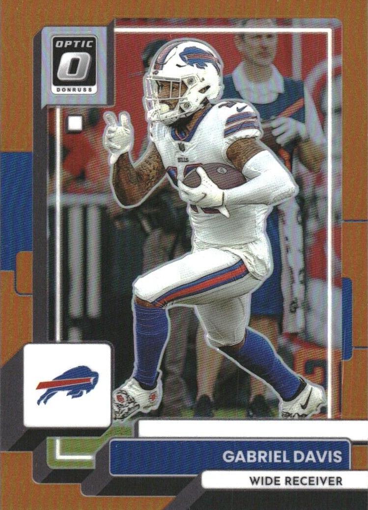 2022 Donruss Optic Football Orange Gabriel Davis #23