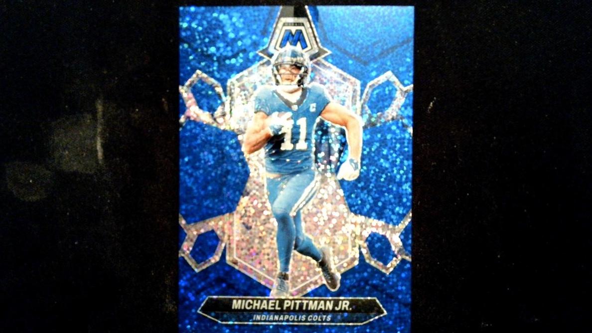 2024 Panini Mosaic Football Blue Sparkle Michael Pittman Jr. #94