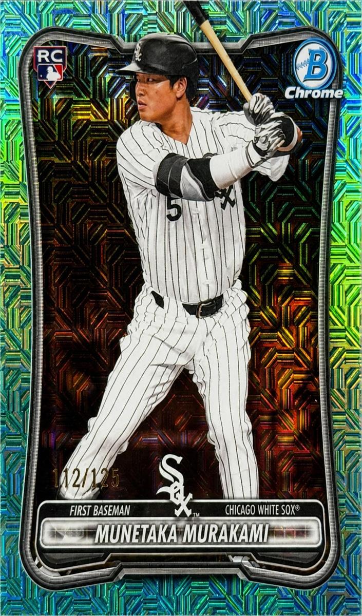 2026 Bowman Mega Box Baseball Aqua Mojo Refractor Munetaka Murakami #9