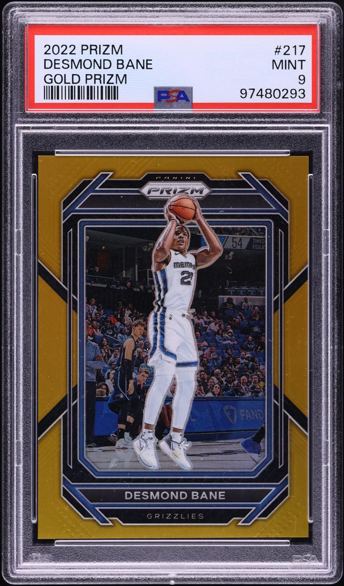 2022 Panini Prizm Basketball Gold Desmond Bane #217