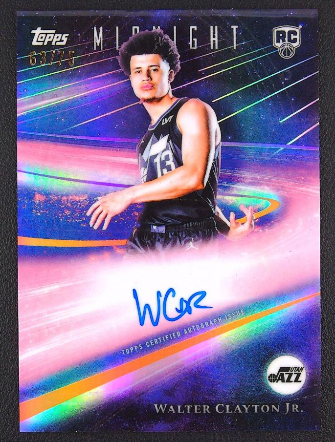 2025 Topps Midnight Basketball Dusk Walter Clayton Jr. #RHS-WC