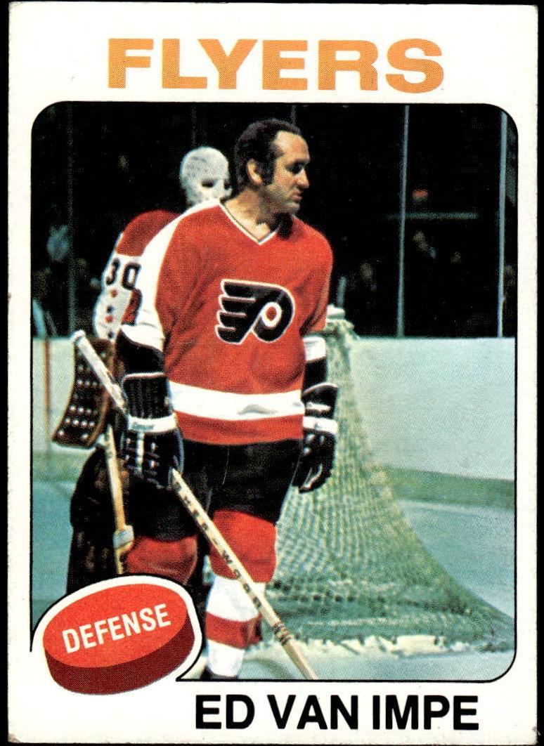 1975 Topps Hockey Ed Van Impe #38
