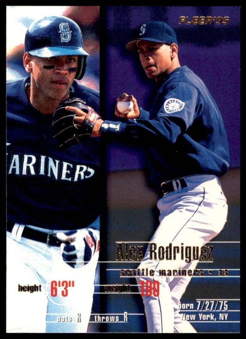 1995 Fleer Update Baseball Alex Rodriguez #77