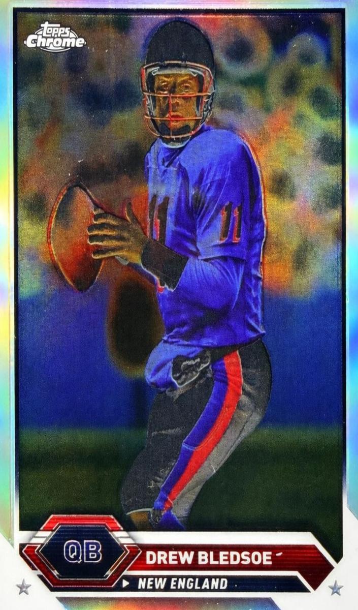 2023 Topps Composite Football Divergent Refractor Drew Bledsoe #22
