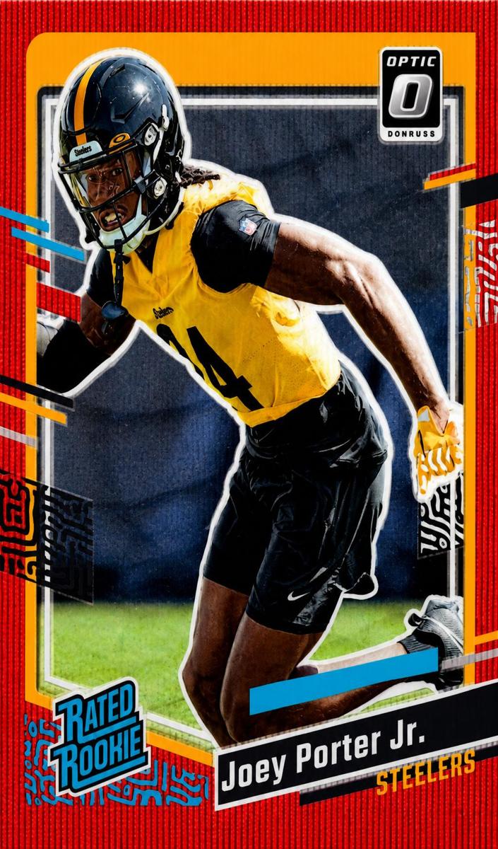 2023 Panini Donruss Football Red Wave Joey Porter Jr. #386