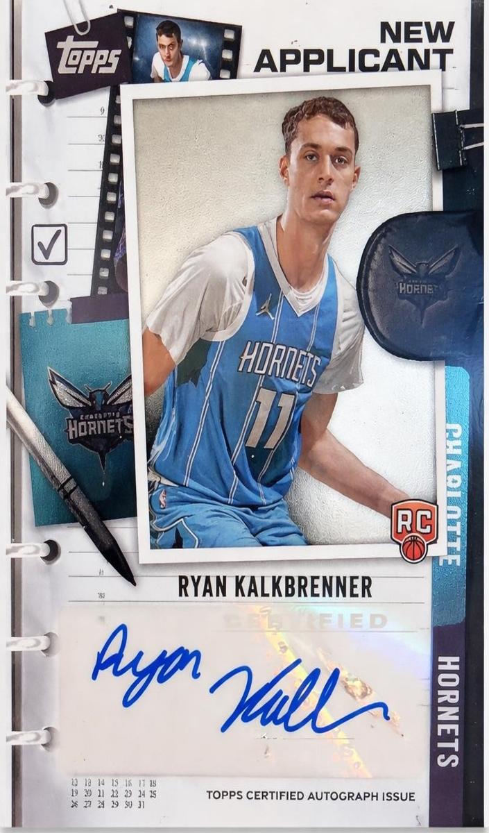 2025 Topps Basketball Ryan Kalkbrenner #NA-RK