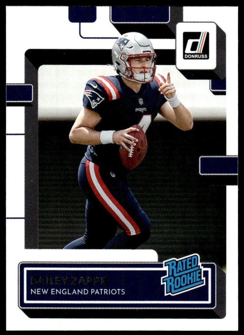 2022 Panini Donruss Football Bailey Zappe #329