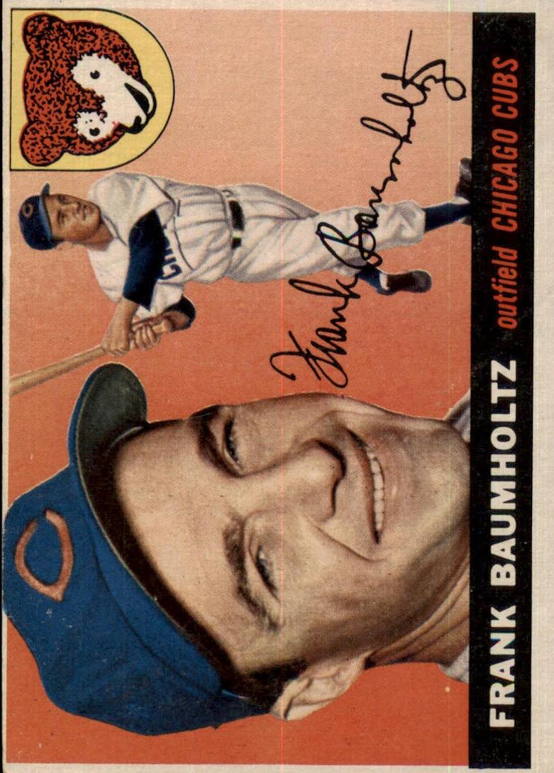 1955 Topps Baseball Frank Baumholtz #172 PSA 7