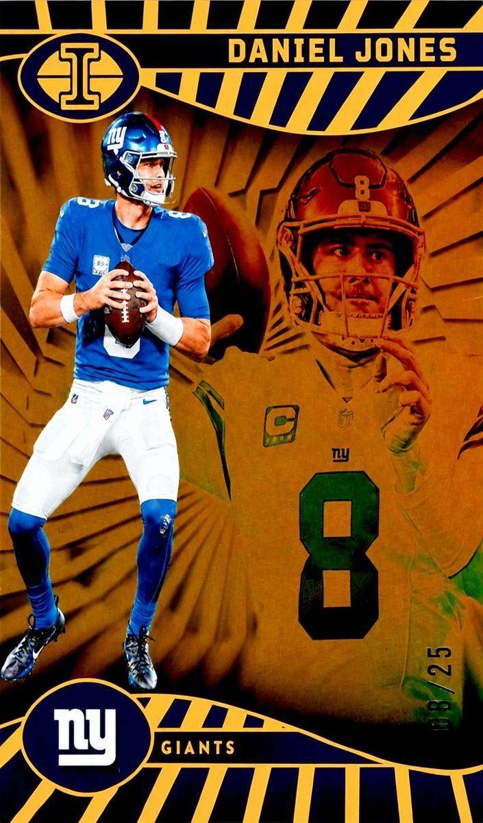 2024 Panini Illusions Football Gold Trophy Collection Daniel Jones #64