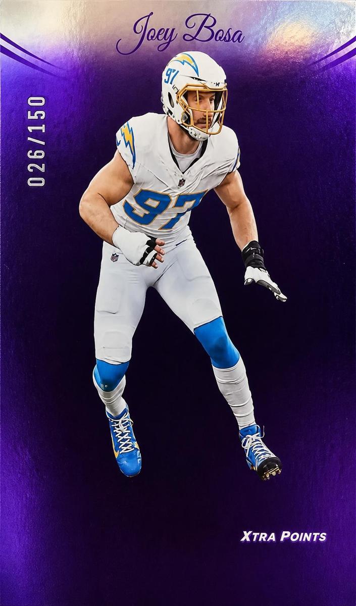 2024 Panini Prestige Football Purple Xtra Points Joey Bosa #171
