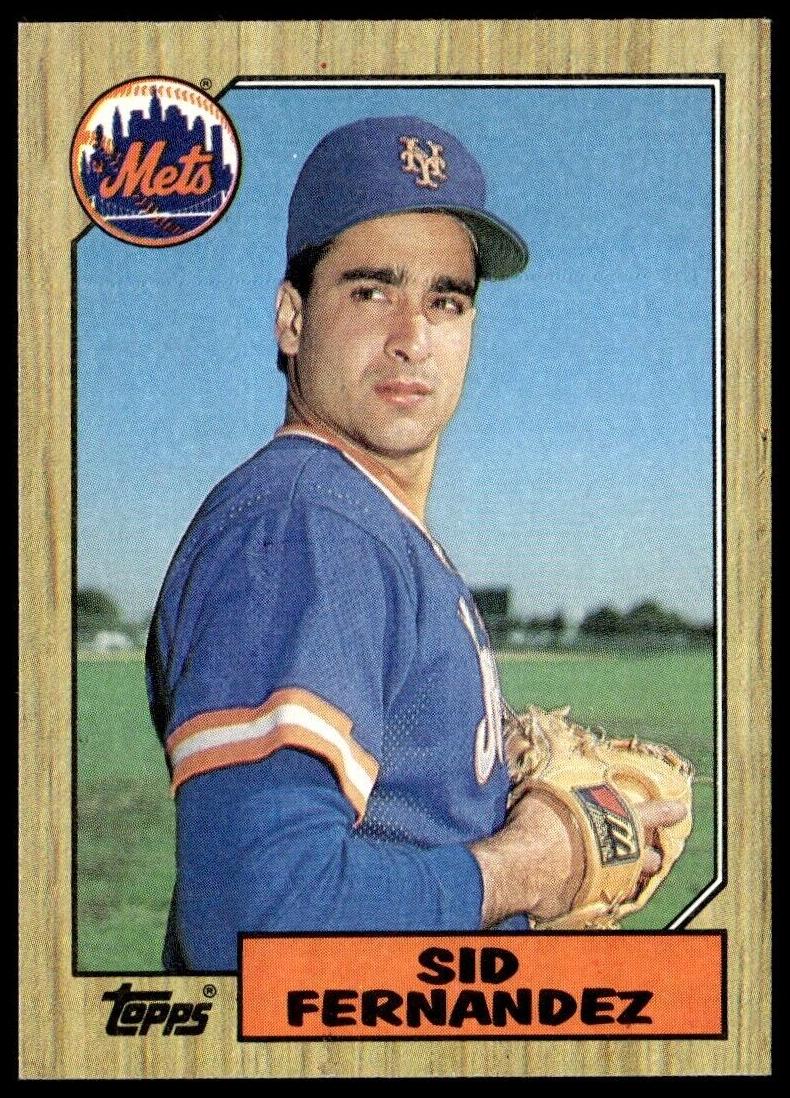 1987 Topps Baseball Sid Fernandez #570 PSA 7
