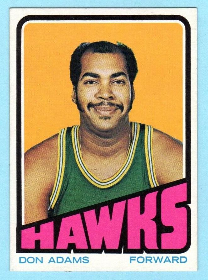 1972 Topps Basketball Don Adams #77 PSA 9