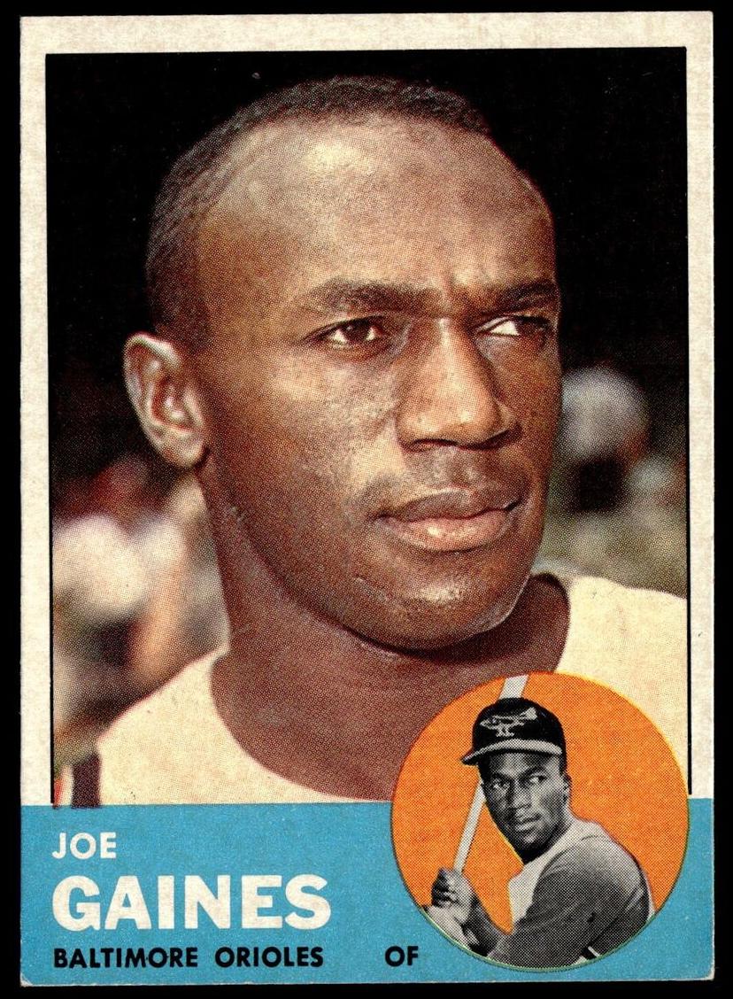 1963 Topps Baseball Joe Gaines #319