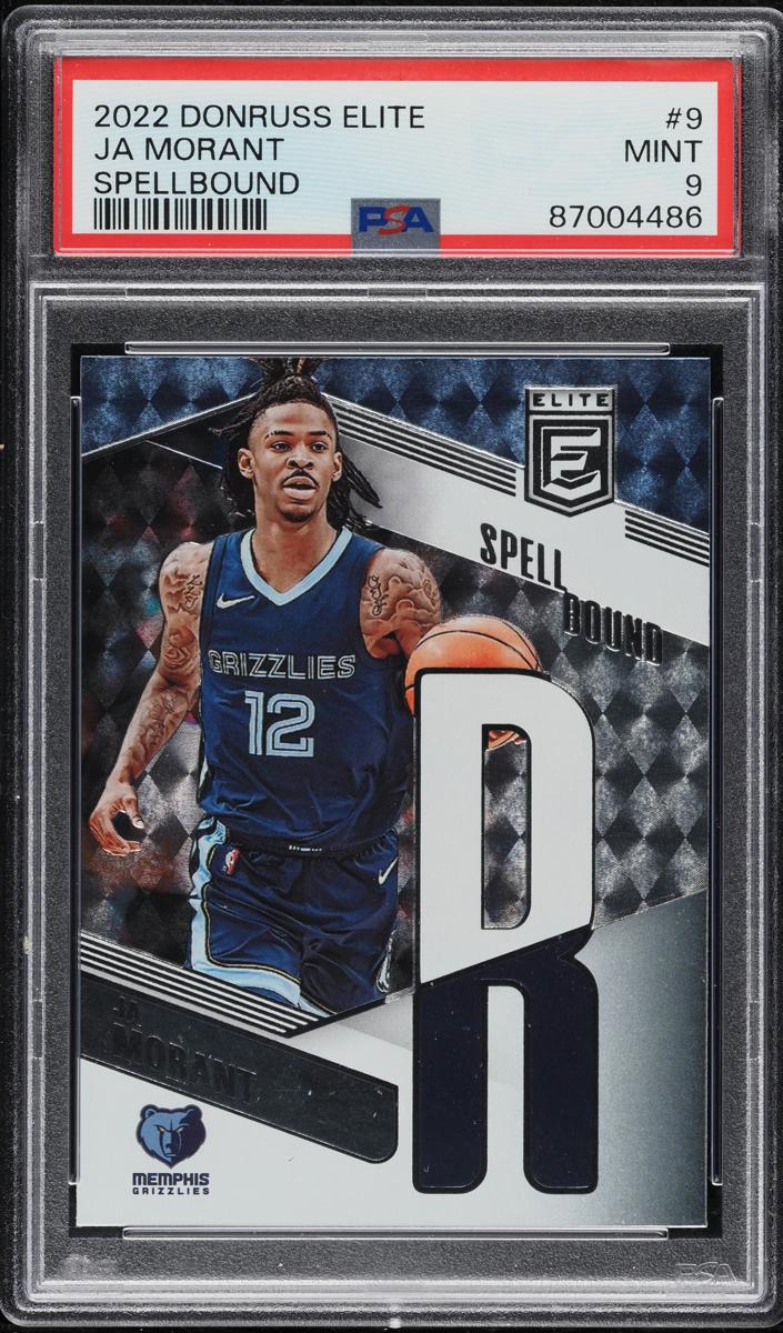 2022 Donruss Elite Basketball Ja Morant #9 PSA 8.5