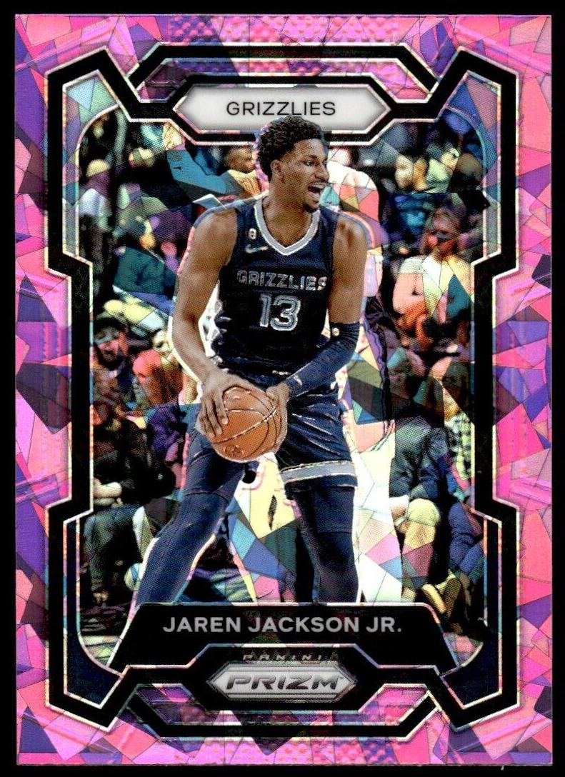 2023 Panini Prizm Basketball Pink Ice Jaren Jackson Jr. #61