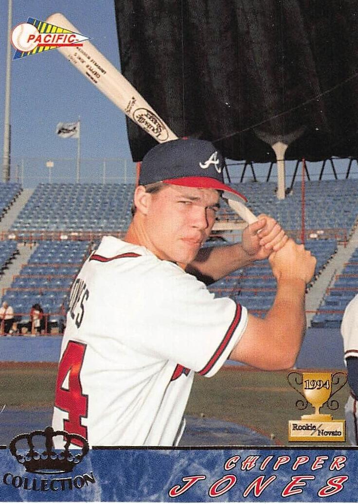 1994 Pacific Baseball Chipper Jones #10