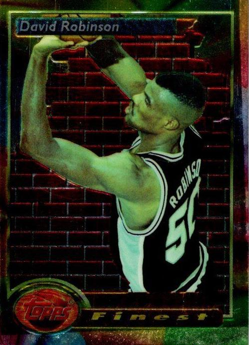 1993 Topps Finest Basketball David Robinson #118 PSA 10