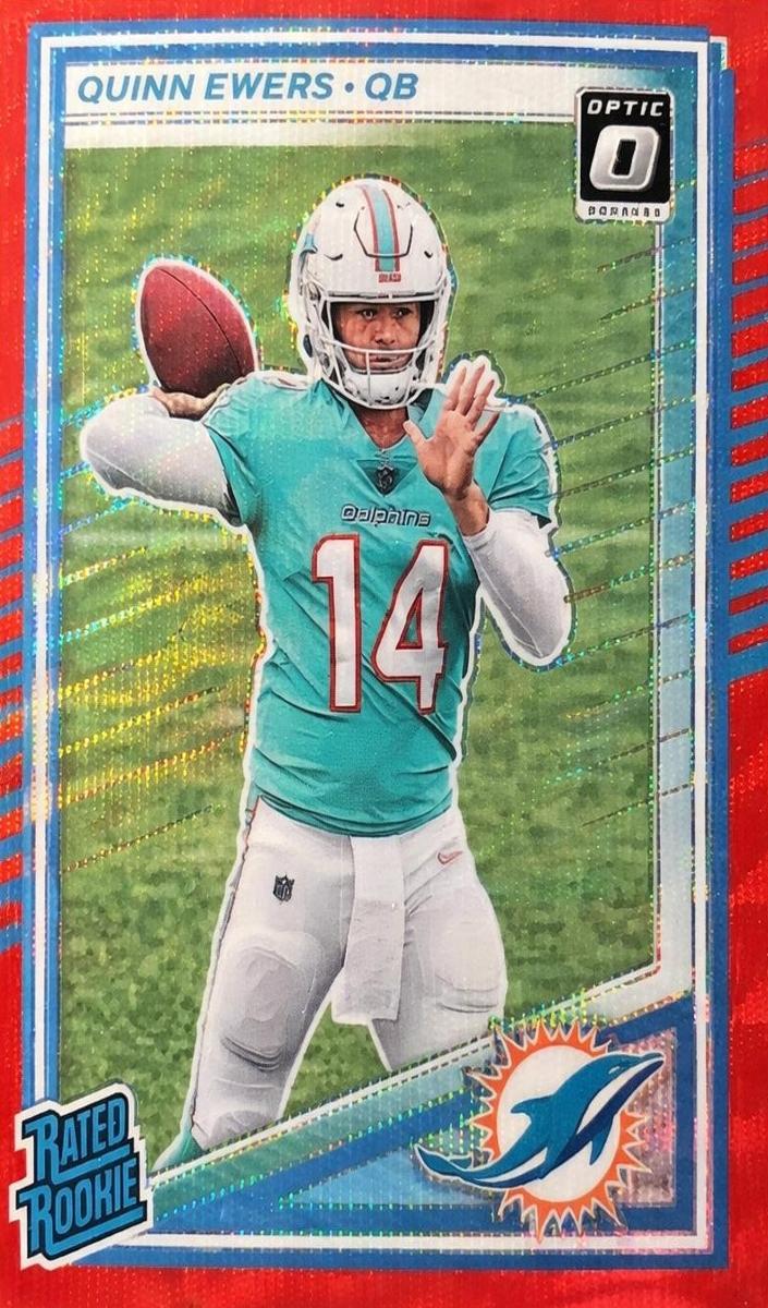 2025 Panini Donruss Football Red Wave Quinn Ewers #342 PSA 10