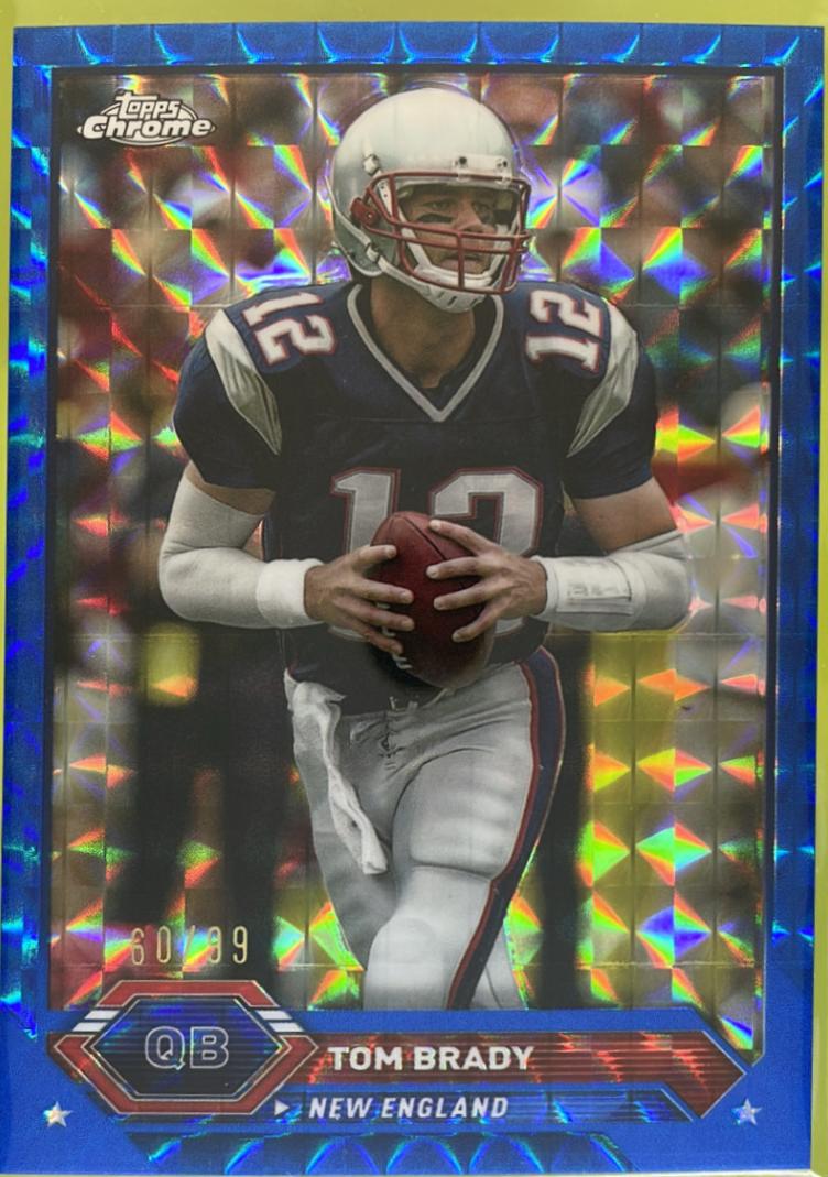 2023 Topps Composite Football Blue Geometric Tom Brady #14 PSA 9