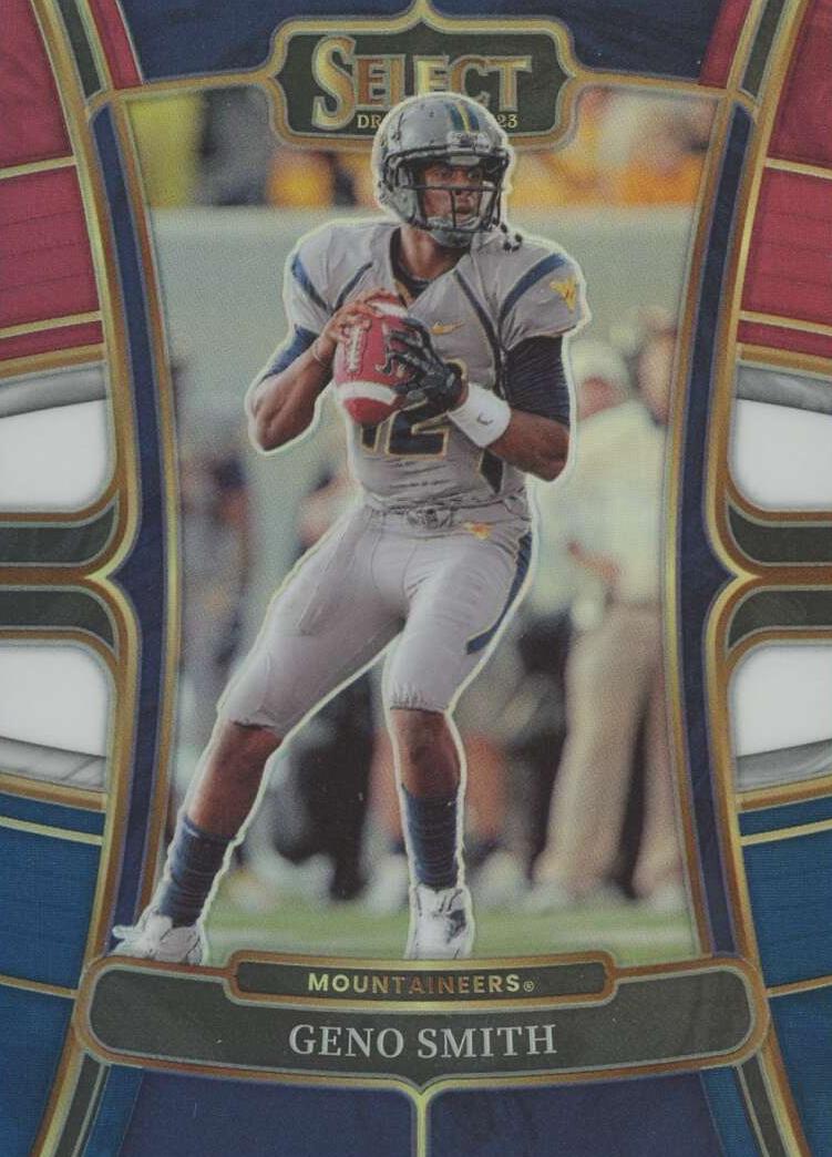 2023 Panini Select Draft Picks Football Tri Color Geno Smith #33