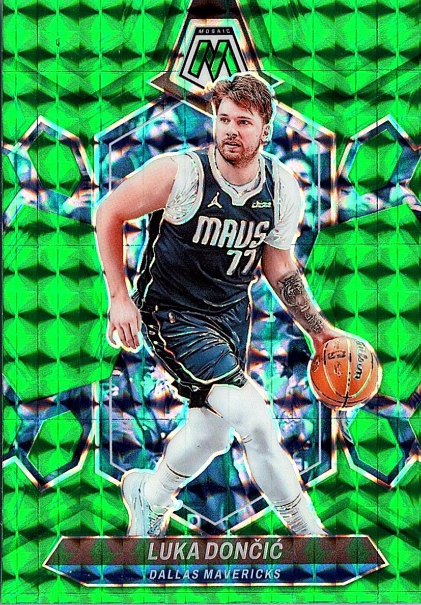 2023 Panini Mosaic Basketball Green Luka Doncic #31
