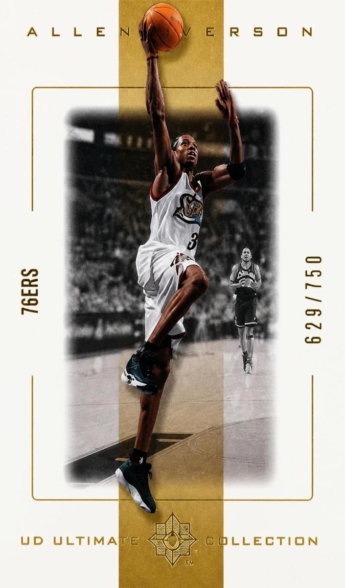 2000 Upper Deck Ultimate Collection Basketball Allen Iverson #41 BGS 8.5