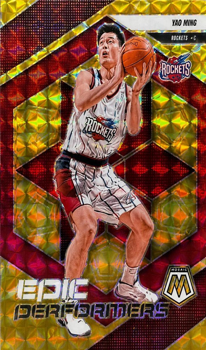 2024 Panini Mosaic Basketball Reactive Yellow Yao Ming #20