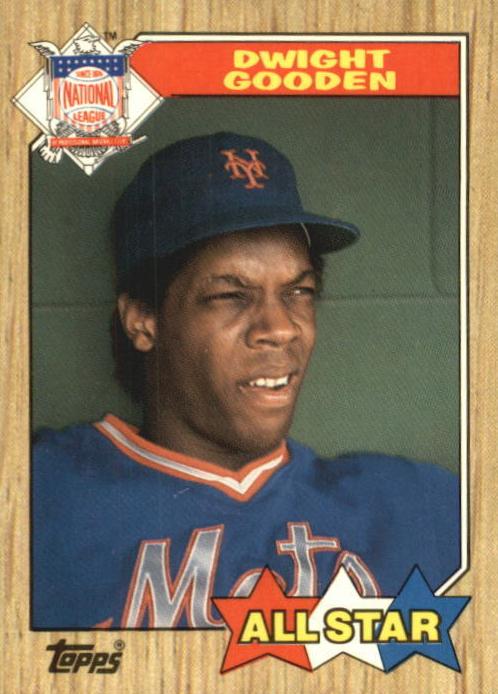 1987 Topps Tiffany Baseball Dwight Gooden #603