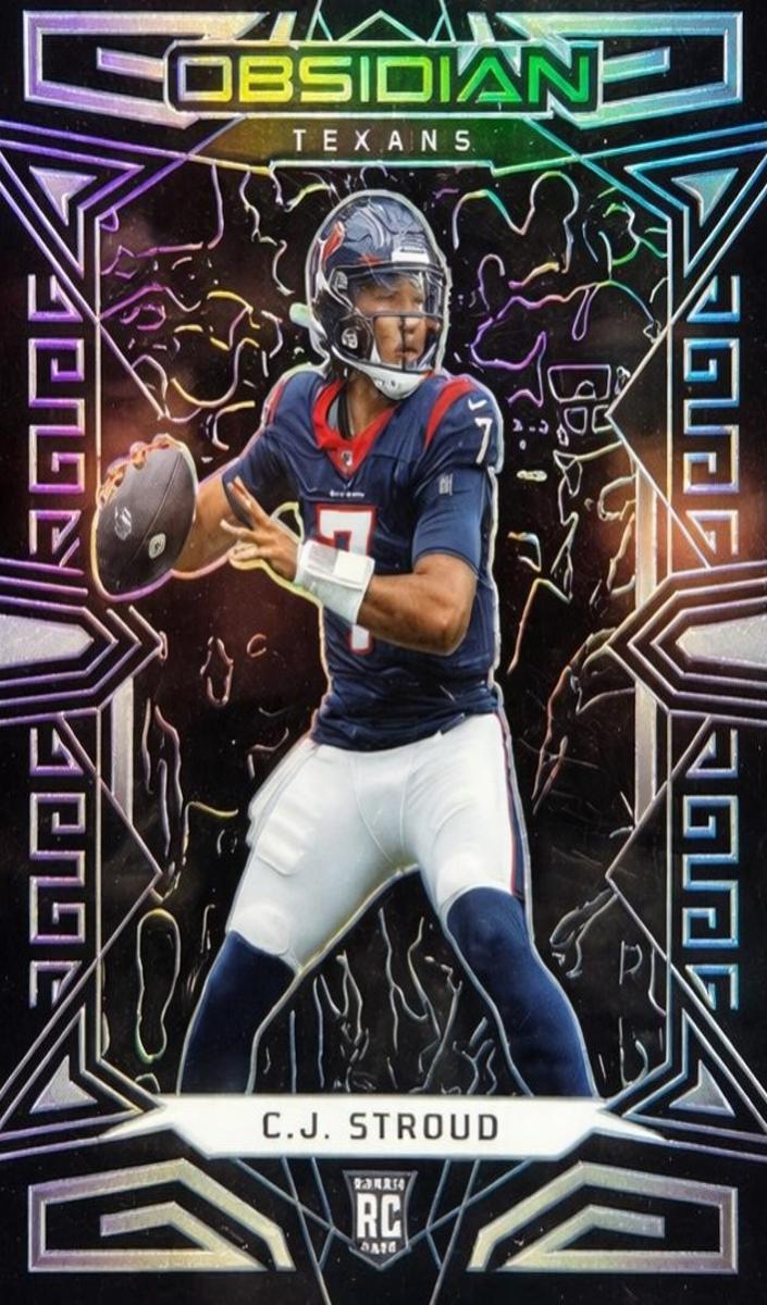 2023 Panini Obsidian Football Asia C.J. Stroud #140 PSA 9