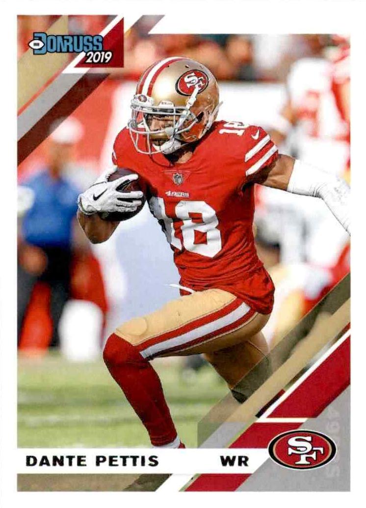 2019 Panini Donruss Football Dante Pettis #225