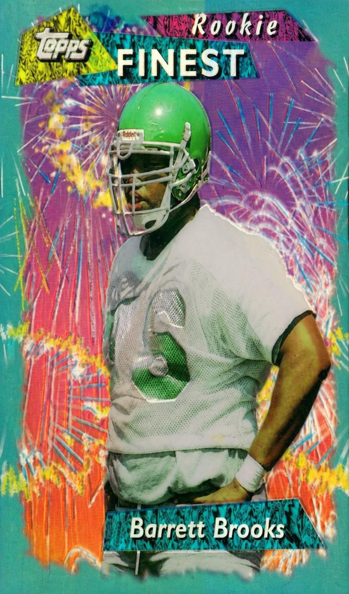 1995 Topps Finest Football Refractor Barrett Brooks #232