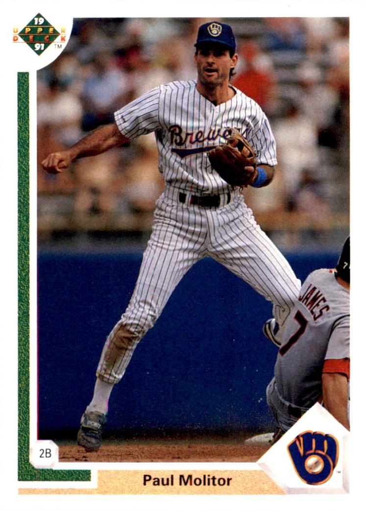1991 Upper Deck Baseball Paul Molitor #324 PSA 9