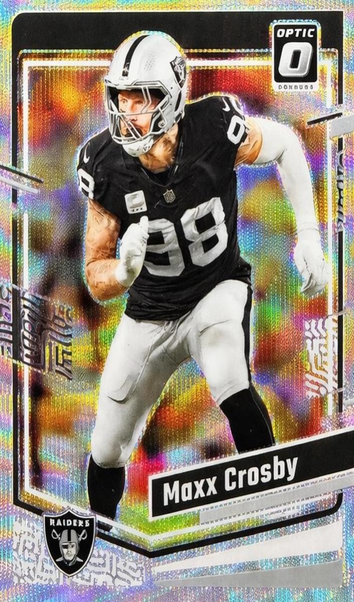 2023 Donruss Optic Football Wave Maxx Crosby #100
