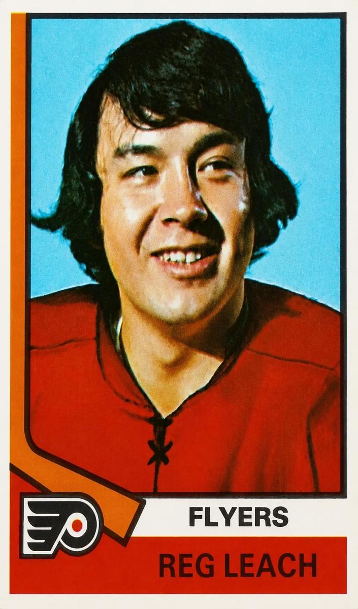 1974 O-Pee-Chee Hockey Reg Leach #95