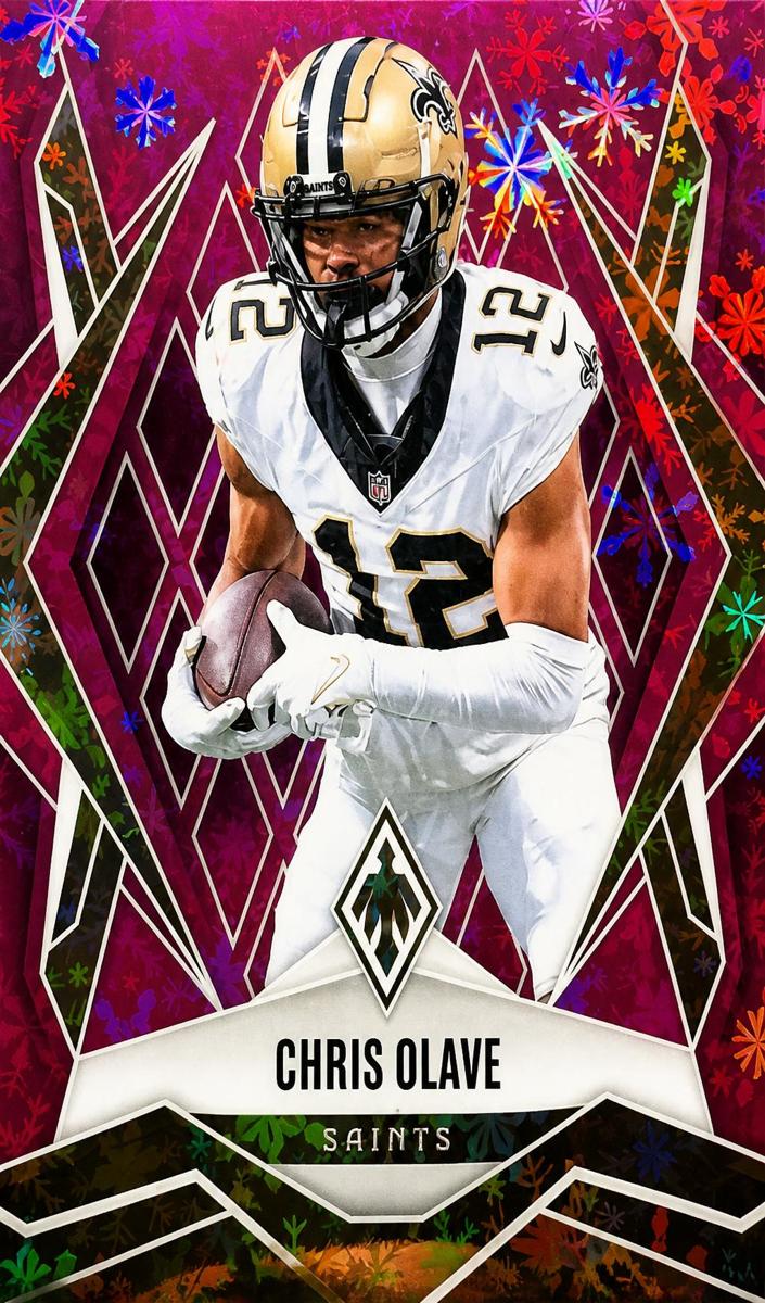 2025 Panini Phoenix Football Pink Winter Chris Olave #87