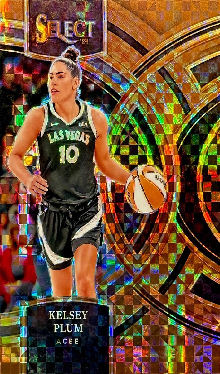 2024 Panini Select WNBA Basketball Bronze Checker Kelsey Plum #105 PSA 10