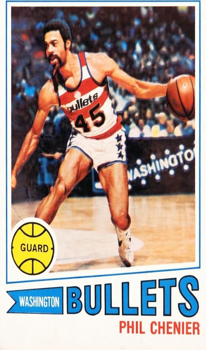 1977 Topps Basketball Phil Chenier #55 PSA 9