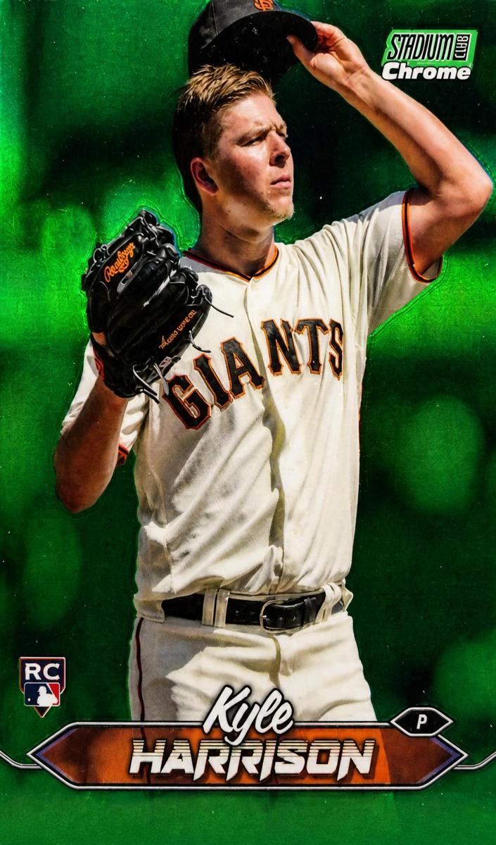 2024 Topps Stadium Club Baseball Green Refractor Kyle Harrison #241